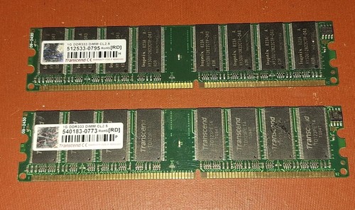 Ddr1 333 2gb - 2gb, (1+1)