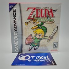 THE LEGEND OF ZELDA THE MINISH CAP GBA GAME BOY ADVANCE NTSC USA LIKE NEW