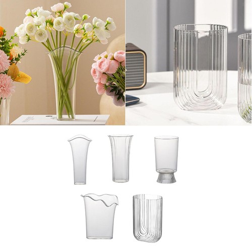 Vaso trasparente per fiori
