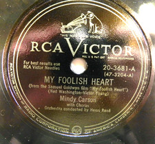 Mindy Carson - My Foolish