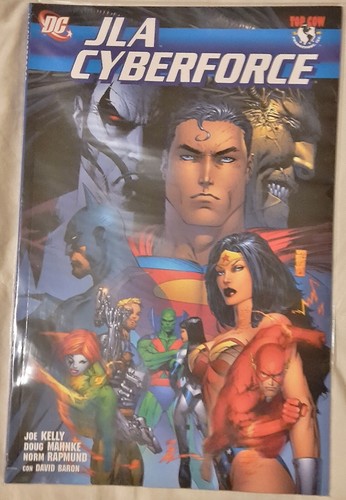 Jla cyberforce top cow - -dc,