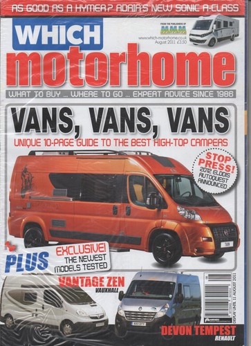 Which motorhome august 2011 - motorhome,