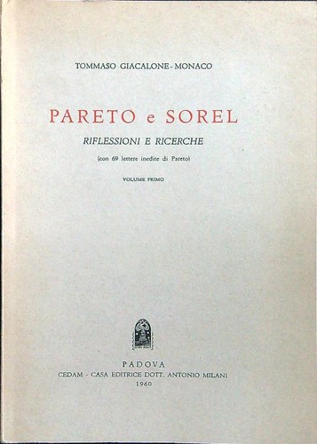 Pareto sorel volume primo - sorel,