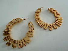 Orecchini a cerchio Moschino