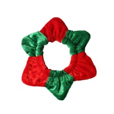  Natale rosso verde cucitura collo vestito cane collo regolabile cerchio fiore