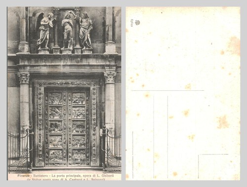 Vintage postcard firenze - vintage,