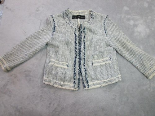 Giacca zara basic donna blu - giacca,