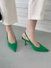 Decolte scarpe donna verde