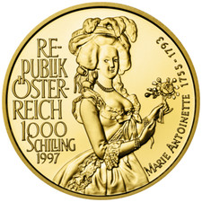 1000 scellini Austria moneta