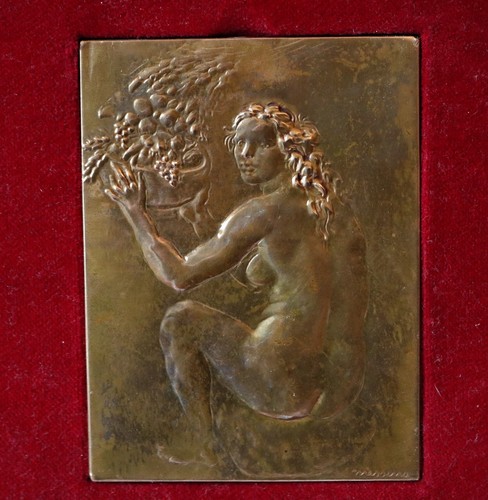 Medaglia bassorilievo opus - bassorilievo,