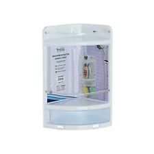 Angoliera mensola bagno ad angolo per doccia L 20 x H 41 x P 20 in plastica 