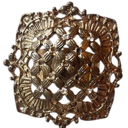 Anello vintage tono oro - anello,