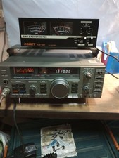 Kenwood TS-680S radioamatore argento con microfono palmare originale MC43S usato