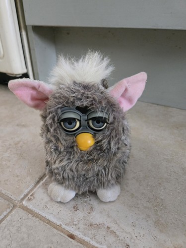 Tiger vintage furby owl grigio - furby,
