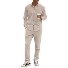 amropi Tuta da Uomo in Velluto