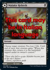 MTG MALAKIR REBIRTH FOIL ENGLISH EXC - RINASCITA DI MALAKIR - ZNR - MAGIC
