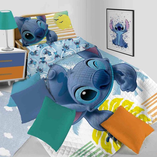 Copriletto trapuntato stitch - copriletto,