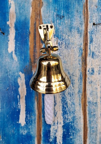 Campana ottone lucido barca - ottone,