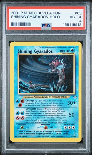 Psa shining gyarados holo - 4,