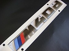 Logo originale BMW grigio cerio scritta M40D X3 G01 X4 G2 X5 G05 X5 F15 8072701