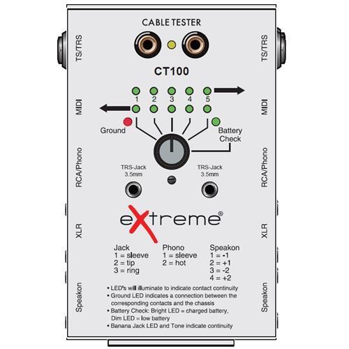 Extreme ct100 testacavi cable - ct100,
