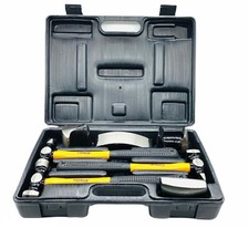KIT ATTREZZI PER CARROZZIERE DA RIPARAZIONE COMPLETO DI 3 MARTELLI 4 TASSI 