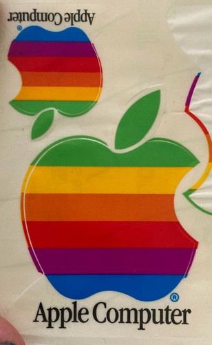Adesivi apple originali - adesivi, (due)
