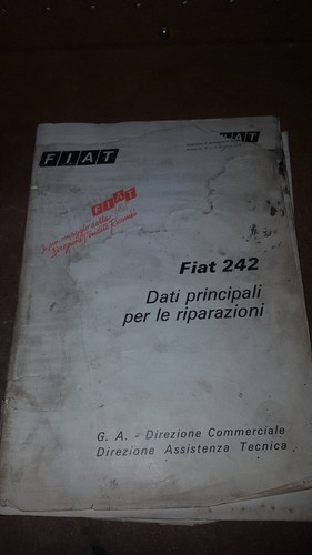 Manuale officina fiat - manuale, 242