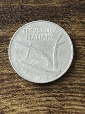Aratro alluminio 10 lire 1952