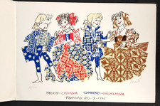 DOPPIA COPPIA Emanuele Luzzati 1995 +FIRMATA+