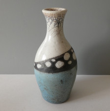 Vaso ceramica Raku forma