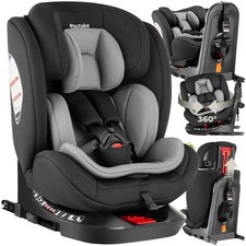 Seggiolino Auto Bambini Girevole Automobile Linus Isofix Sicurezza 360 Cintura