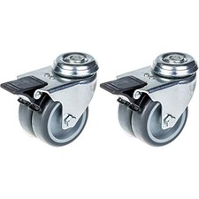 Ruote gemelle da 75 mm 3" in