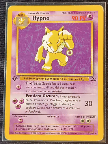 Pokemon hypno 62 fossil - pokemon,