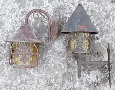 COPPIA DI VECCHIE APPLIQUE /