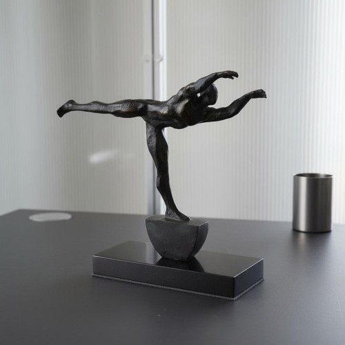 Scultura uomo metallo stile - scultura,