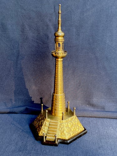 Lampada ottone bachelite - e,