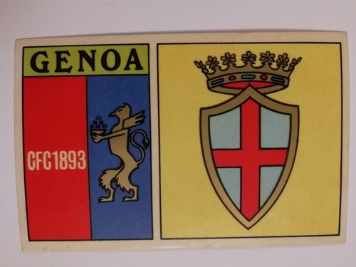 Scudetto genoa figurina 41 - scudetto, n.