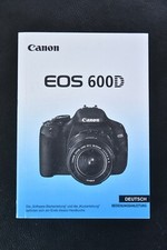 Original user manual for Canon eos 600d  in Germany language