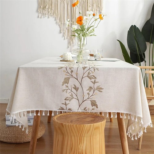 Embroidery tablecloth with - embroidery,