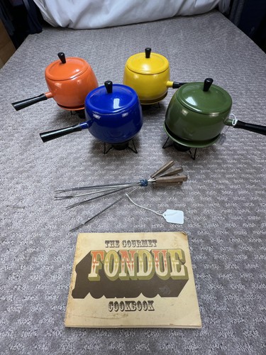 Set fonduta multicolore - fonduta, mcm