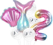 Palloncini - colori sirena -