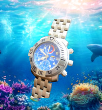 Sector Diving Team No Limits Professional 1000M Cronografo Automatico Titanio