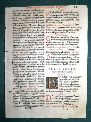 Messale cattolico giunta 1628 - cattolico,