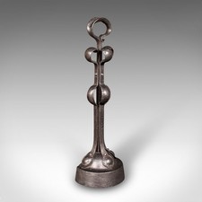 Fermaporta antico Arti e Mestieri, inglese, ferro battuto, dopo libertà, vittoriano