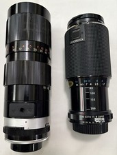 1- Kiron 80-200mm f/4.5 MACRO 1:4 Vivitar 55mm UV-Haze, 1- Tamron 70-220mm Giappone