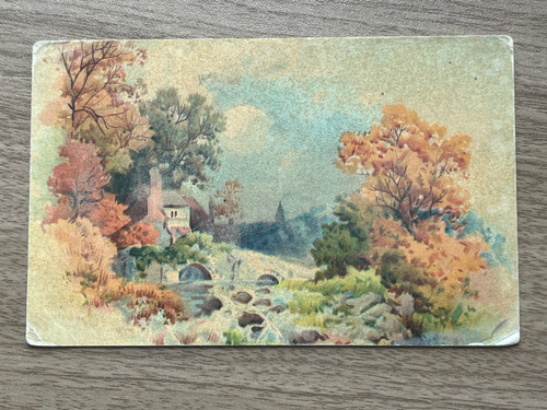 Cartolina epoca arte - cartolina, d'epoca