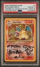 Charizard PSA 8 - AUTO 10