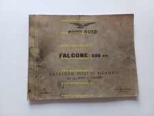 Moto Guzzi Falcone 500 Sport Turismo 1961 catalogo ricambi originale parts list