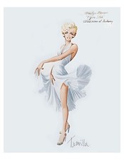 DISEGNO COSTUME MARILYN MONROE